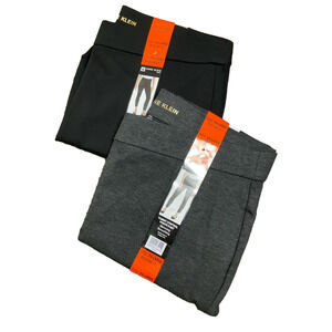 Anne Klein Women's Ankle Pants 2 PAIRS Black Gray Size XXL 20 NWT